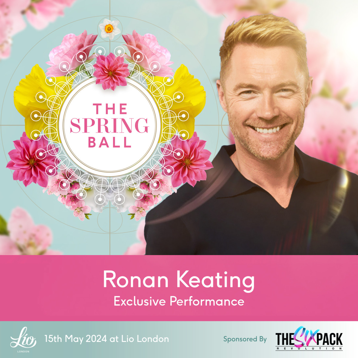 Ronan Keating to perform at The Spring Ball 2024