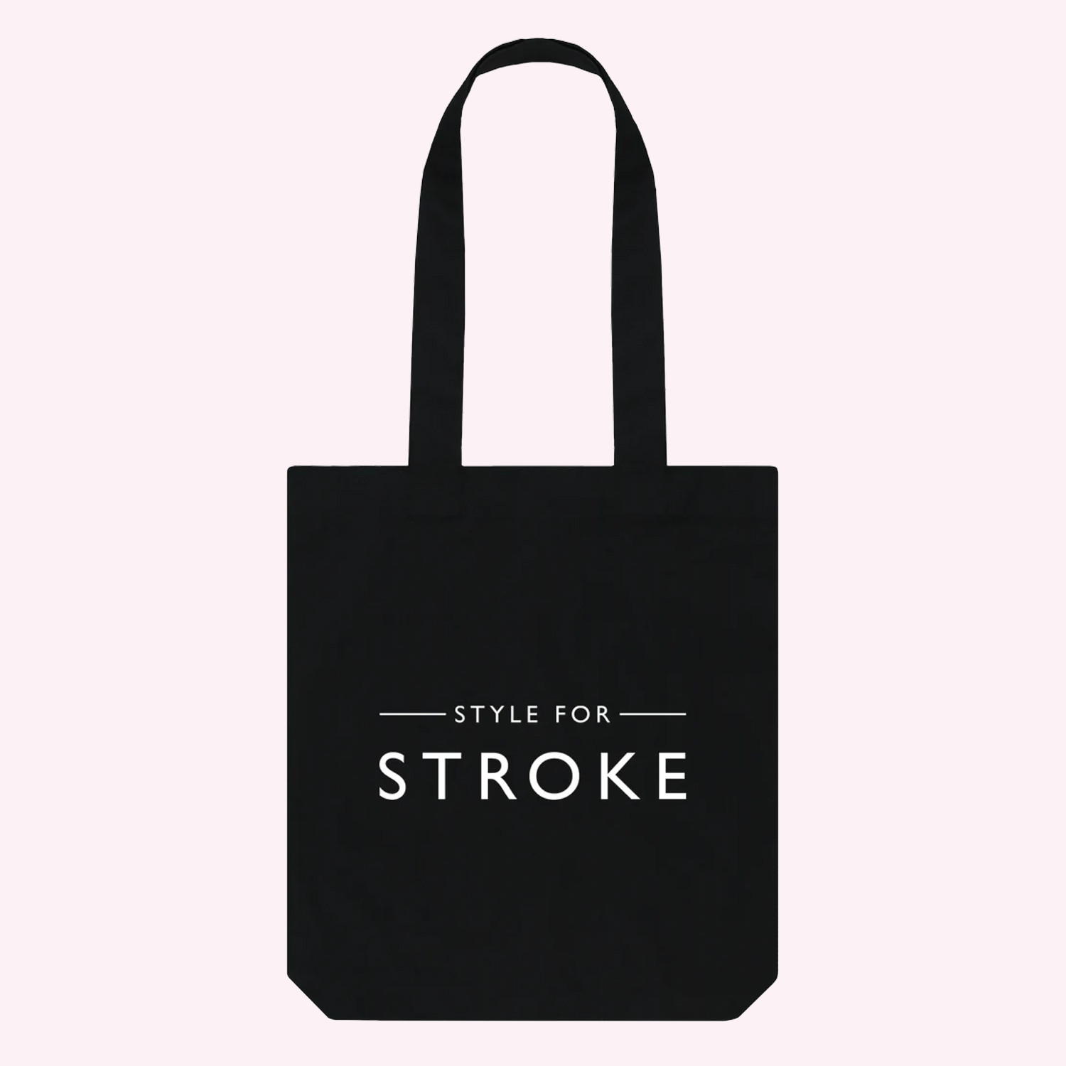 Style For Stroke Logo Black Tote Bag