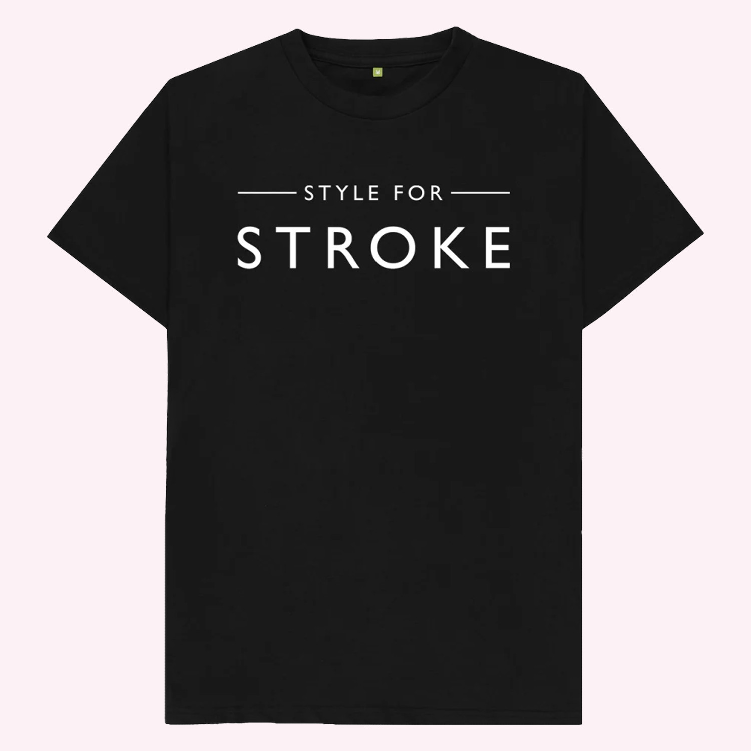 Style For Stroke Logo Black T-shirt