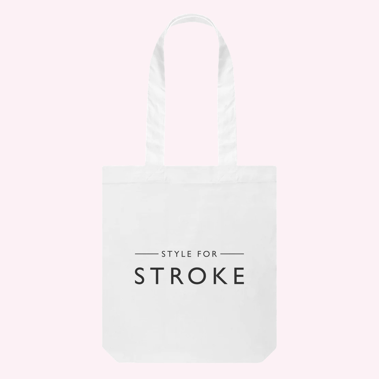 Style For Stroke Logo White Tote Bag