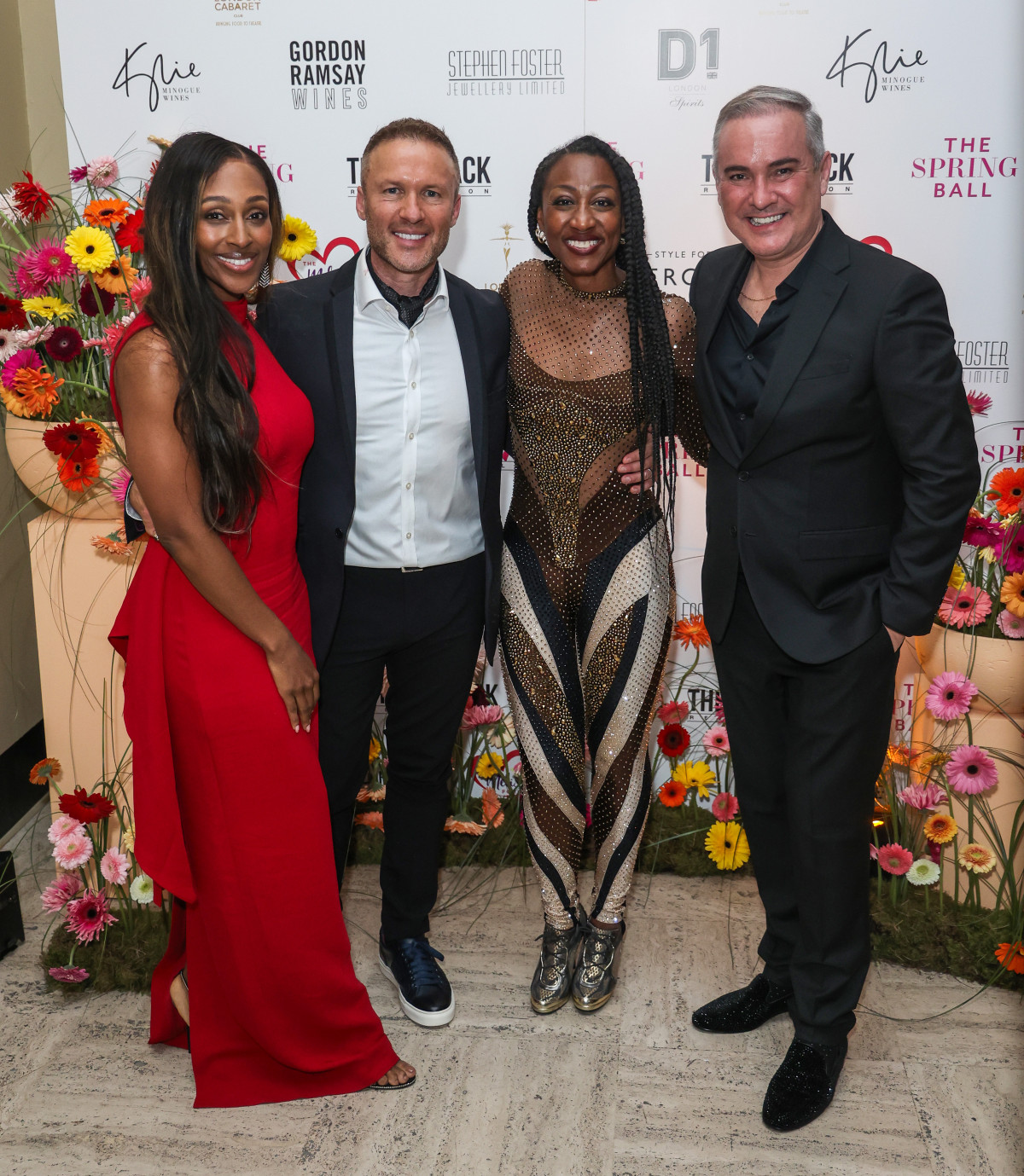 Alexandra Burke and Nick Ede hosted the star-studded Spring Ball for the fifth year, held tonight at The London Cabaret Club, raising vital funds and awareness for brain Injury, diabetes and stroke.